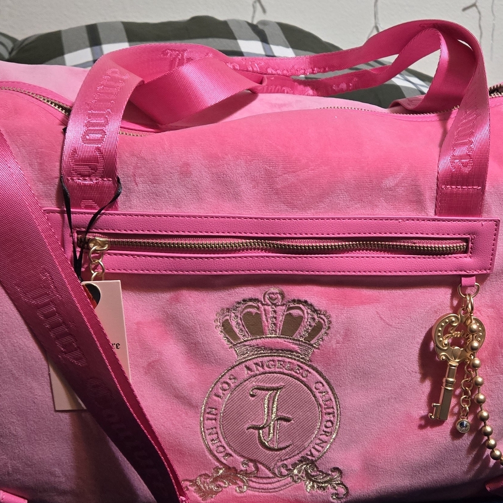 Juicy Couture Pink Duffel Bag